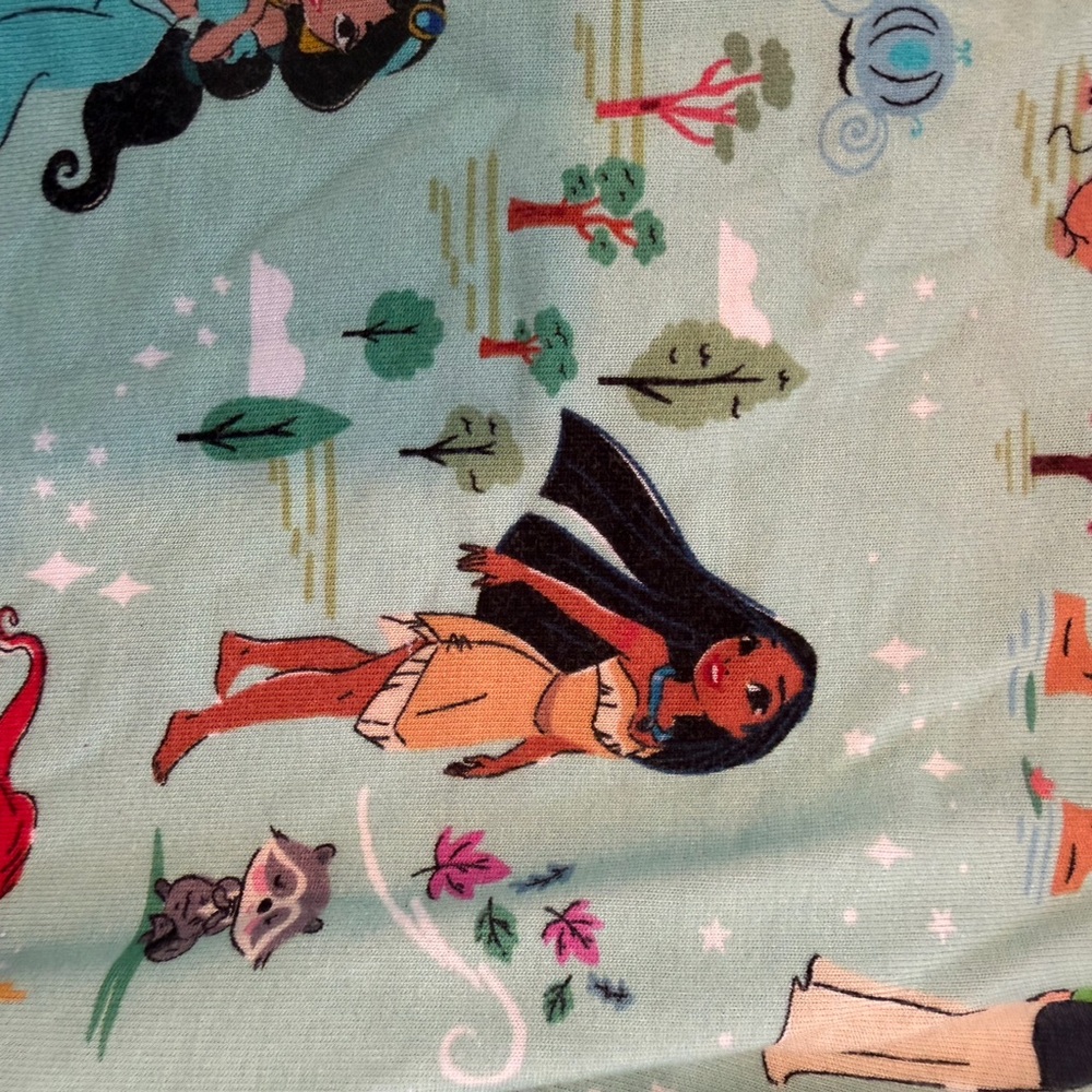 Little Sleepies Disney Princess Dreams 2 Piece pajama size 5/6 - Picture 4 of 4
